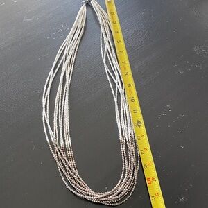 Elegant Multi-Strand Beaded Necklace